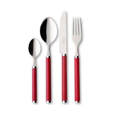 1263339033, Villeroy & Boch, Play! red roses, cutlery set 24 pcs.