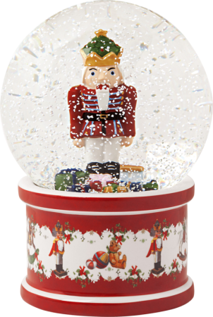 1483276694, Villeroy & Boch, Christmas Toys, Large snow globe, Nutcracker