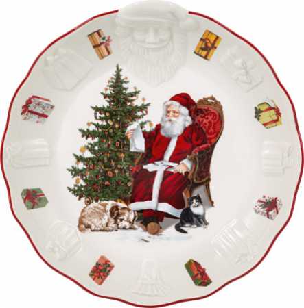 1483323614, Villeroy & Boch, Toy's Fantasy Schale mit Santa Relief, Wunschzettel