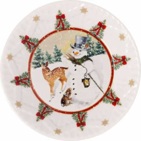 1483323713, Villeroy & Boch, Toy's Fantasy bowl small, snowman with animals