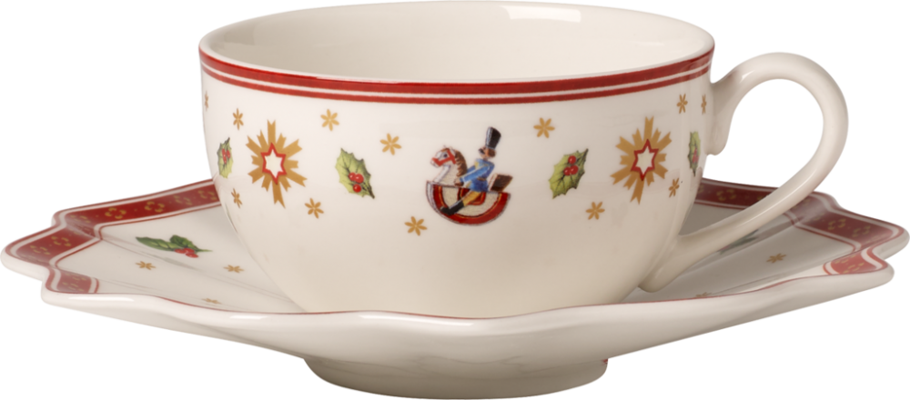 1485851293, Villeroy & Boch, Toy's Delight, Kaffee-/Teetasse mit Untertasse, weiss, 2 tlg