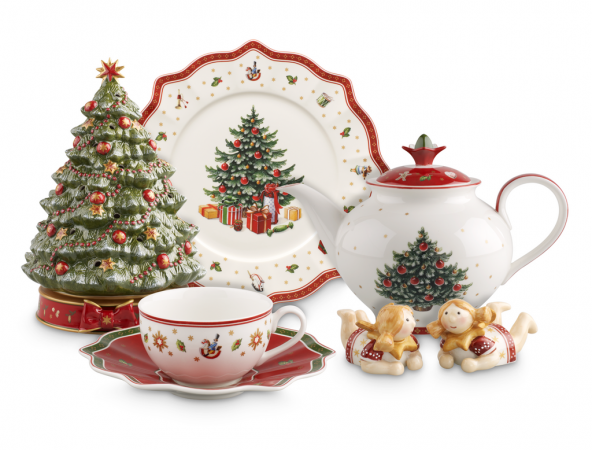 1485856885, Villeroy & Boch, Toy's Delight, Christmas tree with music box, 33cm