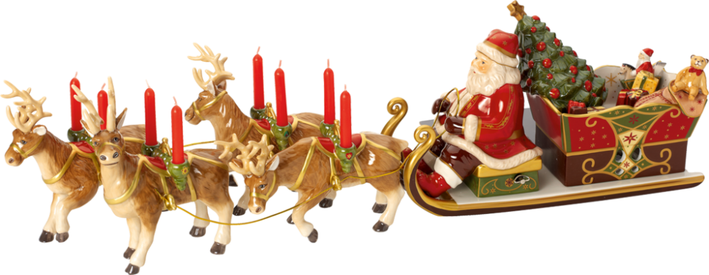 1486026500, Villeroy & Boch, Christmas Toys Memory, Santas Schlittenfahrt, 22x70x16cm