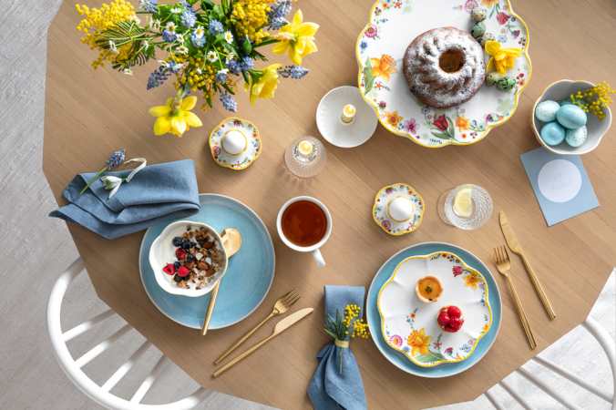 1486381960,Villeroy & Boch, Spring Awakening, Eierbecher mit Unterteller