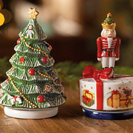 1486406307, Villeroy & Boch, Nostalgic Melody, Christmas tree, rotating, music box