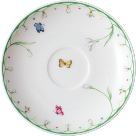 1486631430 Colourful Spring, mocha/espresso saucer