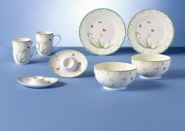 Villeroy & Boch, Colourful Spring, Breakfast for two, 8 tlg.