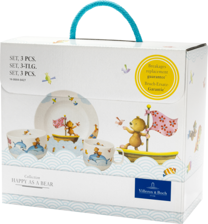 1486648427, Villeroy & Boch, Happy as a Bear, set of 3.