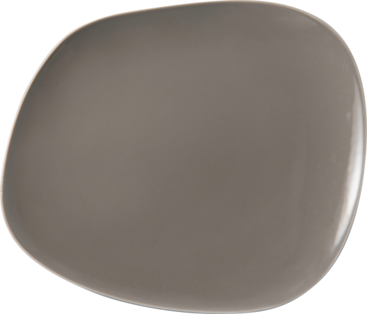 1951662610 Organic Taupe, dinner plate