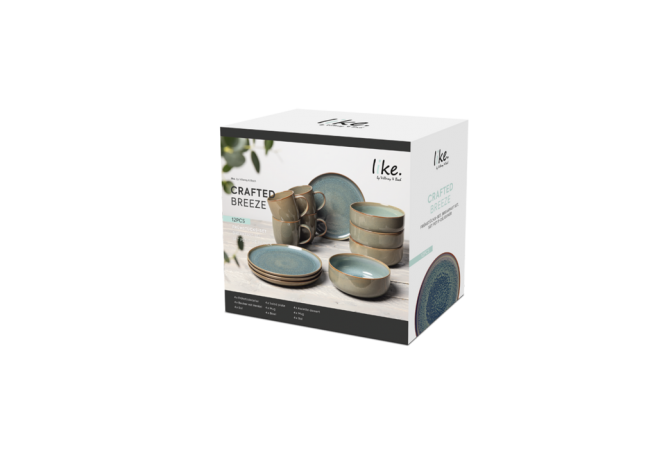 1951679028 Crafted Breeze, breakfast set, 12 pcs.