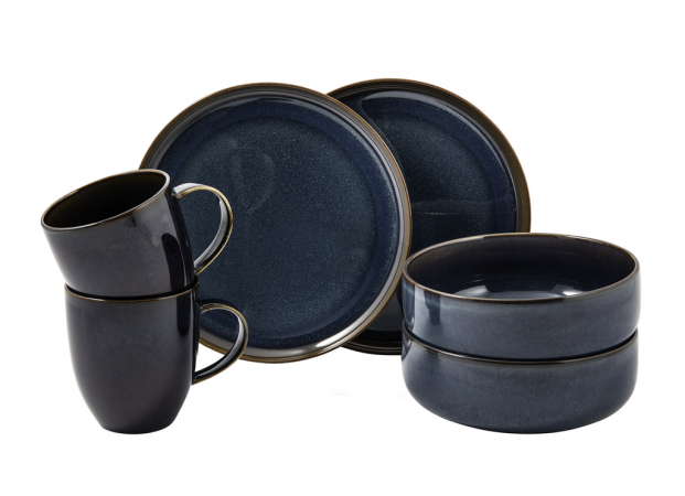 1951689071 Crafted Denim, breakfast set, 6 pcs.