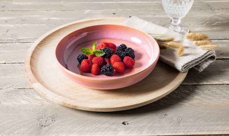 Villeroy & Boch, Perlemor Coral, Pasta Bowl, ca. 22 cm