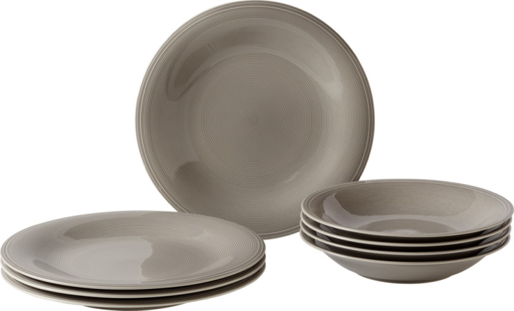 1952828717 Color Loop Stone, dinner set, 8 pcs.