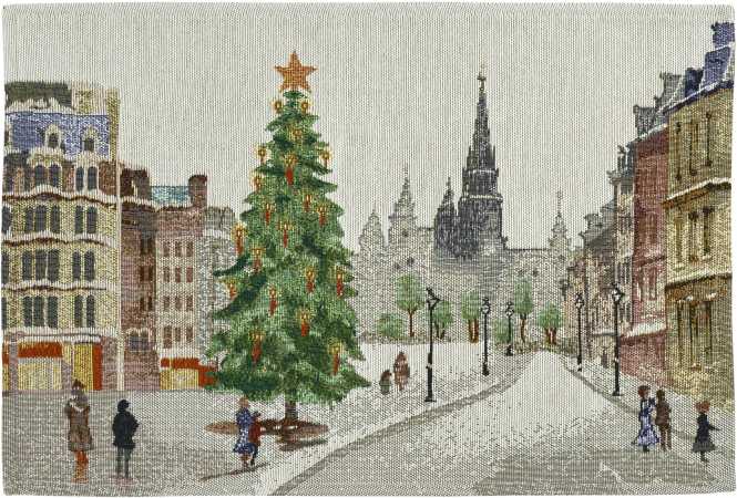 966464/40, Sander, X-Mas in Town, placemat 32x48