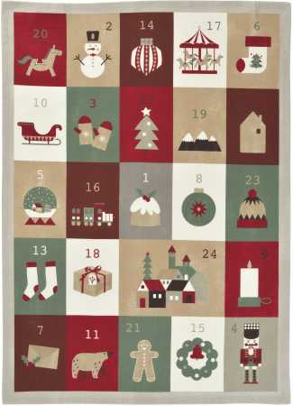 983393/01, Sander, 24 Days tea towel 50x70 cm