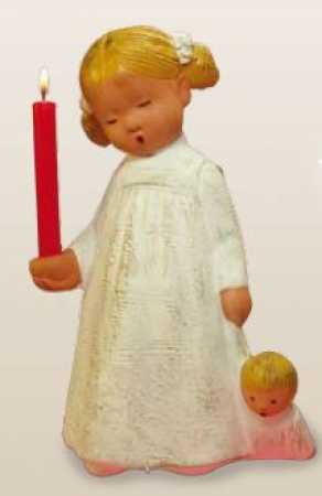 284500, Singer Angel, Helga2 with doll and candle - 22 cm