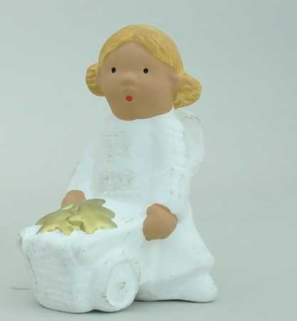 294320, Singer Angel, Kelly with cart with stars - 15 cm