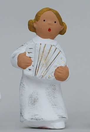 297720, Singer Angel,Umma with accordion - 15 cm