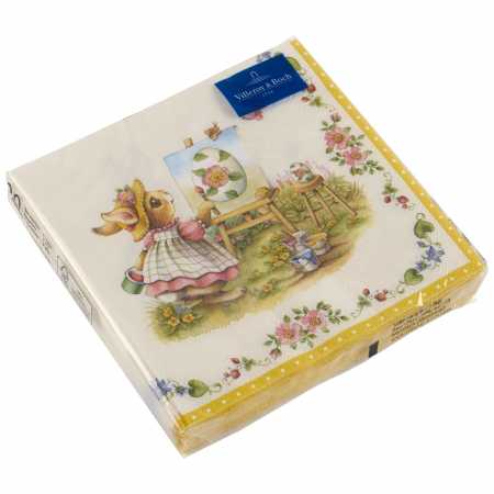 3590720028, Villeroy & Boch, Easter accessories, Lunch napkin rabbits