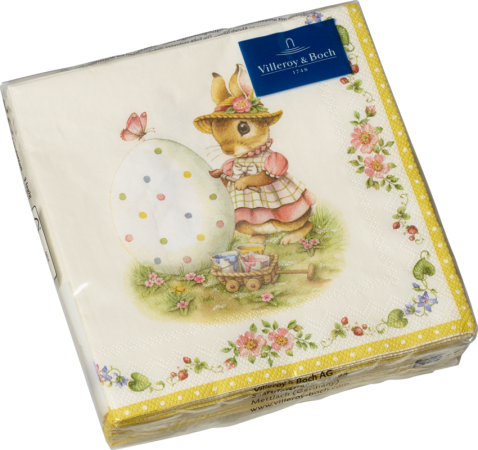 3590720030, Villeroy & Boch, Easter accessories, Anna Paul cocktail napkin, 25x25 cm