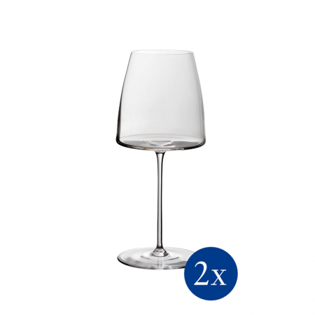 1138018126 Metrochic glass, white wine goblet set of 2 pcs.