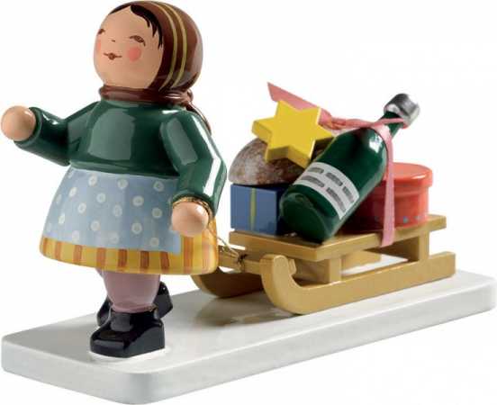 Wendt & Kühn, 6224/10 Girl with sledge