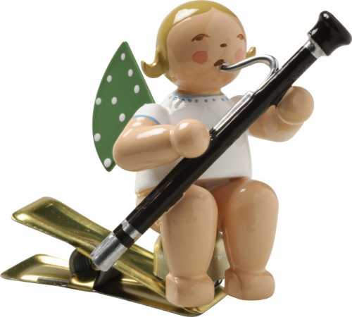 Wendt & Kühn, 650/90/43 Angel with bassoon, on clamp