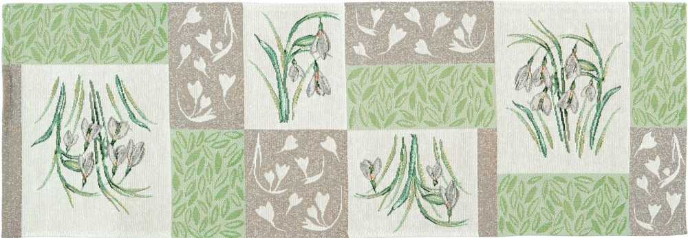 790168/40, Sander - Snowdrops table runner 32 x 96