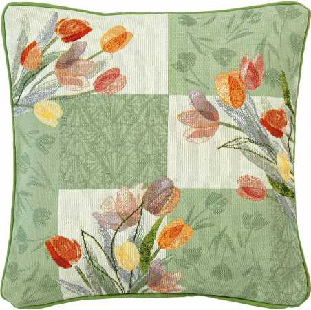 790286/40, Sander - Tulip Patch cushion filled 40 x 40