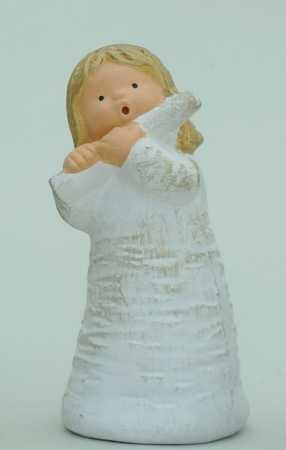 Singer Angel - Felicitas with flute - 15,5 cm