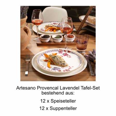 Villeroy & Boch, Artesano Provençal Lavendel, Tafel-Set 12 Pers.