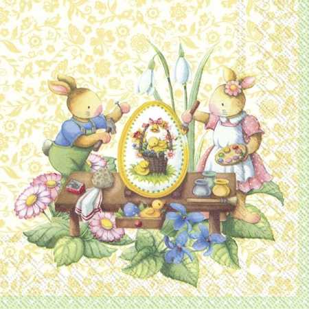 L 703000, Lunch napkins ‘Easter Spring Fantasy’