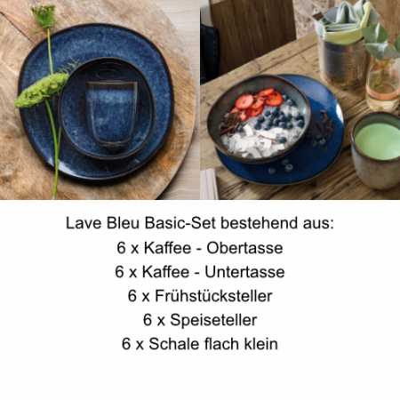 Villeroy & Boch, Lave Bleu, Basic-Set 30 pcs.