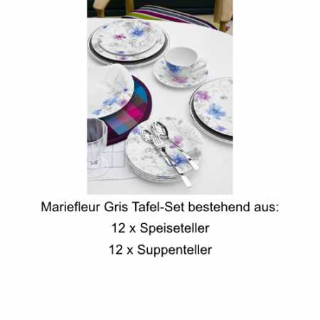 Villeroy & Boch, Mariefleur Gris Basic, Table-set 24 pcs.