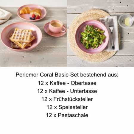 Villeroy & Boch, Perlemor Coral, Basic-Set 12 Pers.