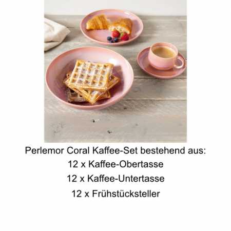 Villeroy & Boch, Perlemor Coral, Coffee-set 36 pcs.