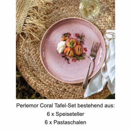 Villeroy & Boch, Perlemor Coral, Tafel-Set 6 Pers.