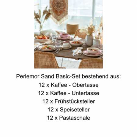 Villeroy & Boch, Perlemor Sand, Basic-set 60 pcs.