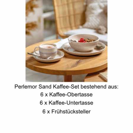 Villeroy & Boch, Perlemor Sand, Coffee-set 18 pcs.