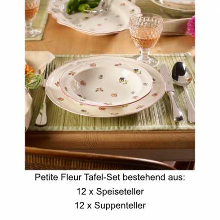 Villeroy & Boch, Petite Fleur, Table-Set 24 pcs.