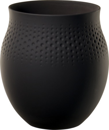 Villeroy & Boch, Collier noir, Vase pearl large, 17,5 cm