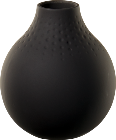 Villeroy & Boch, Collier noir, Vase pearl small, 12 cm