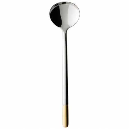 Villeroy & Boch, Ella partly gold-plated, salad/compote spoon