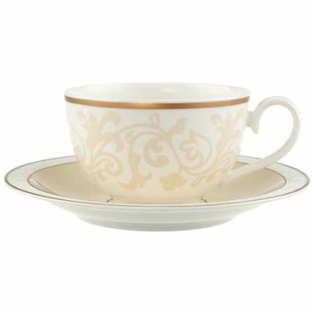 Villeroy & Boch, Ivoire, Frühstückstasse mit Untertasse, 2 tlg.