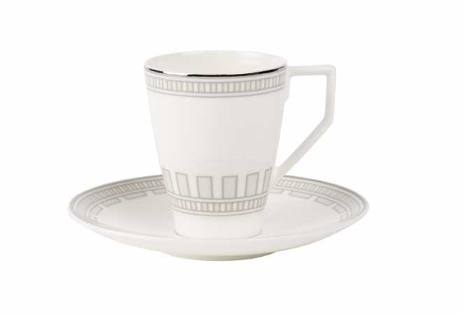 Villeroy & Boch, La Classica Contura, Kaffeetasse mit Untertasse, 2 tlg.