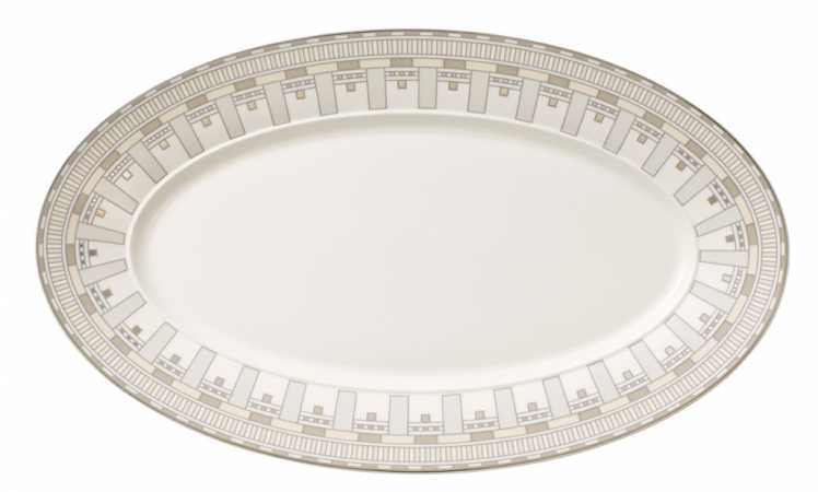 Villeroy & Boch, La Classica Contura, Platte oval, 43 cm