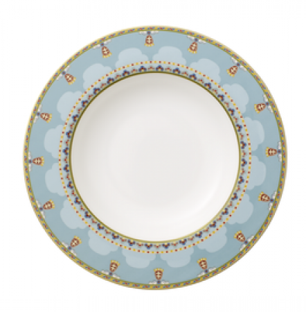 Villeroy & Boch, Samarkand Aquamarin, Suppenteller, 24 cm