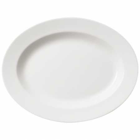 Villeroy & Boch, Twist White, Platte oval, 34 cm