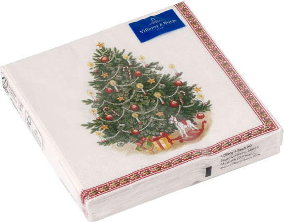 Villeroy & Boch, Winter Specials, Napkin C Fir tree, 25x25cm