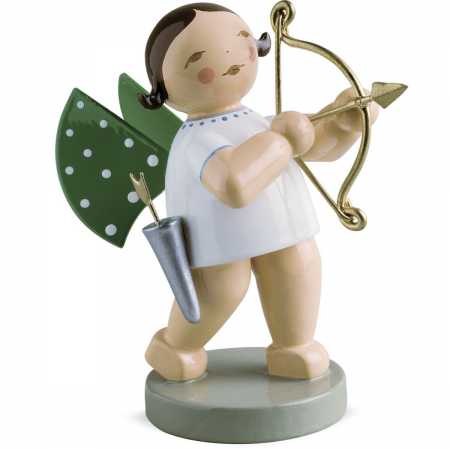 Wendt & Kühn, 650/110 Cupid angel with bow, gold-plated